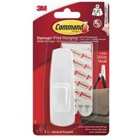 3M Command White Plastic Hook - 0051131651425