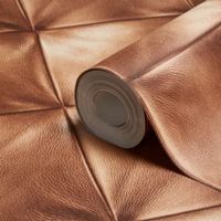 A.S. Creation Move Your Wall Brown Leather Effect Wallpaper