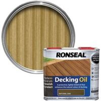 Ronseal Natural Oak Matt Decking Oil 2.5L