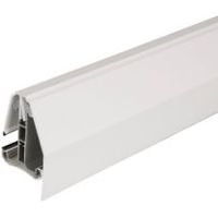 Corotherm White End Bar (H)50mm (W)50mm (L)2500mm