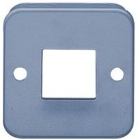 Volex 10A 2-Way Double Metal-Clad Light Switch Faceplate
