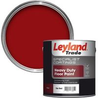 Leyland Trade Tile Red Satin Floor & Tile Paint