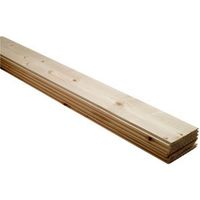 Timber Cladding Smooth Cladding (T)7.5mm (W)95mm (L)890mm Pack Of 5 - 03624845