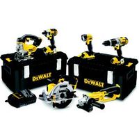 DeWalt XR Cordless 18V 4.0Ah 6 Piece Power Tool Kit DCK692M3-GB