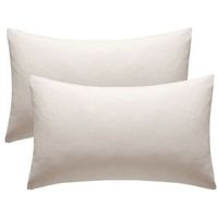 Chartwell Plain Housewife Cream Pillow Case Pack Of 2 - 5055184984689