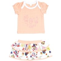 Guess Kids Floral T-Shirt And Culotte Set
