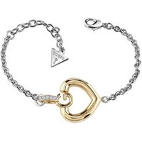 Guess Gisèle Yellow Gold Plated Heart Bracelet