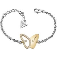 Guess Mariposa Yellow Gold Plated Butterfly Bracelet