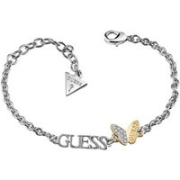 Guess Mariposa Yellow Gold Plated Butterfly Logo Bracelet