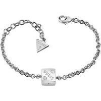 Guess Rolling Dice Rhodium-Plated Bracelet