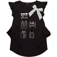 Guess Kids Printed T-Shirt With Bow