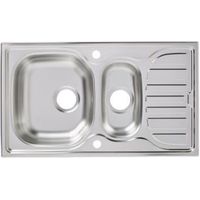 Turing 1.5 Bowl Stainless Steel Sink & Drainer