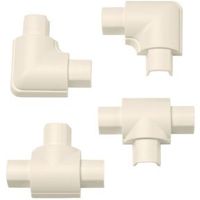 D-Line ABS Plastic Magnolia Micro Trunking Accessories (W)16mm Pieces Of 4 - 5060125596241