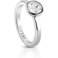 Guess Miami Rhodium Plated Ring - Silver