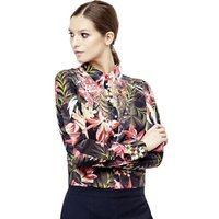 Guess Shirt With Lace Inserts - Multi Pink