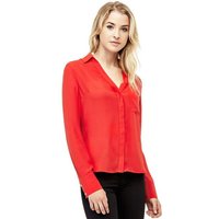 Guess Shirt In Fluid Fabric - Red