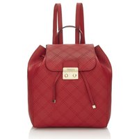 Guess Aria Strap Pattern Backpack - Red