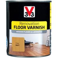 V33 Renovation Clear Matt Floor Varnish 750ml