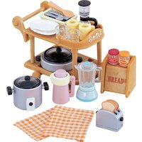 Sylvanian Families Kitchen Cookware & Trolley Set