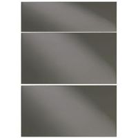 IT Kitchens Santini Gloss Anthracite Slab Drawer Front (W)500mm Set Of 3