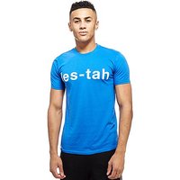 Official Team Leicester City Kasabian "les-tah" T-Shirt - Blue/White - Mens