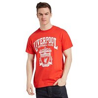 Official Team Liverpool F.C Crest T-Shirt - Red - Mens