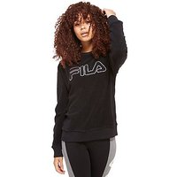Fila Pearle Towel Crew Sweatshirt - Black - Womens