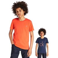 Calvin Klein T-Shirt Two Pack Junior - Blue/Orange - Kids