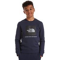 The North Face Boy's Box Crew Sweatshirt Junior - Navy - Kids