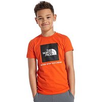 The North Face Box T-Shirt Junior - Orange/Black - Kids