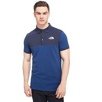 The North Face Colour Block Polo Shirt - Blue - Mens