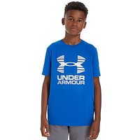 Under Armour Two Tone Logo T-Shirt Junior - Blue - Kids