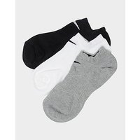 Nike 3 Pack Low Socks - Grey/Black/White - Womens