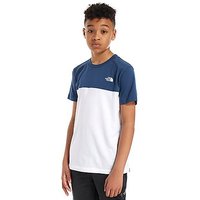 The North Face Colour Block T-Shirt Junior - White/Blue - Kids