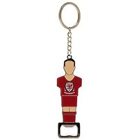 Official Team Wales Bottle Opener Key Ring - Red - Mens