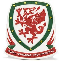 Official Team Wales 3D Crest Magnet - Red/White - Mens