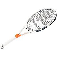 Babolat Pure Strike 100 Tennis Racket - White/Orange - Mens