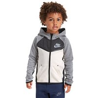 Nike Tech Fleece Full Zip Hoody Children - Grey/White - Kids