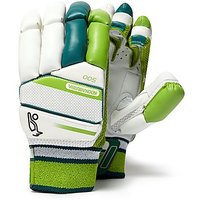 Kookaburra Kahuna 500 Batting Gloves Junior - White/Green - Kids