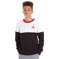 Jordan Wing It Crew Sweatshirt Junior - White/Black - Kids