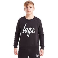 Hype Tape Crew Sweatshirt Junior - Black/White - Kids