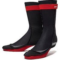 Zone 3 Neoprene Swim Socks - Black/Red - Mens