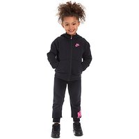Nike Girls' Futura Fleece Suit Children - Black/Pink - Kids