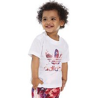Adidas Originals Girls' Farm T-Shirt Infant - White/Pink - Kids