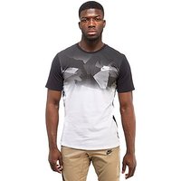 Nike Camo Fade T-Shirt - White/Black/Grey - Mens