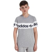 Adidas Originals Linear T-Shirt Junior - Grey/White/Navy - Kids
