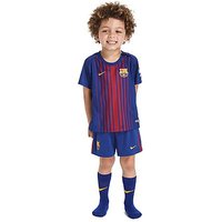 Nike Barcelona 2017/18 Home Kit Infant - Dark Royal/Red - Kids