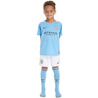 Nike Manchester City 2017/18 Home Kit Children - Blue - Kids