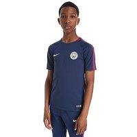 Nike Manchester City 2017/18 Squad Training Shirt Jnr - Navy - Kids