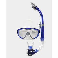 Speedo Glide Mask And Snorkel Set - Grey/Blue - Mens
